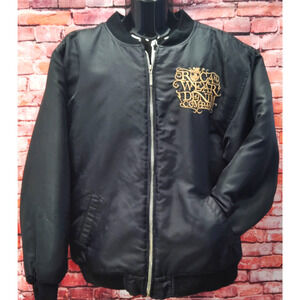Vintage Rocawear Embroidered Front & Back Beautiful Hard 2 Find Bomber Jacket
